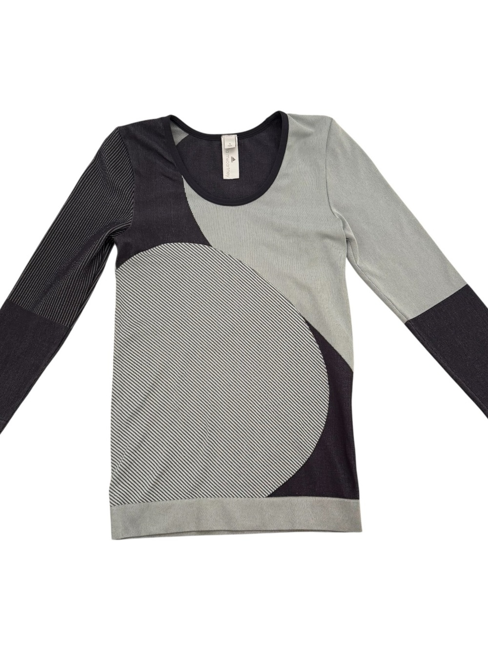 Adidas By Stella McCartney Studio Long Sleeve Geometric Tee Sz S